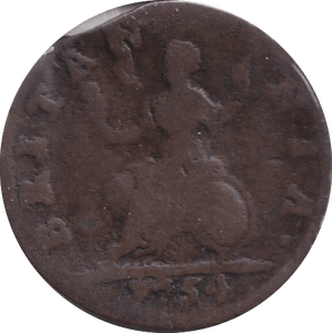 1754 FARTHING ( FAIR ) - FARTHING - Cambridgeshire Coins