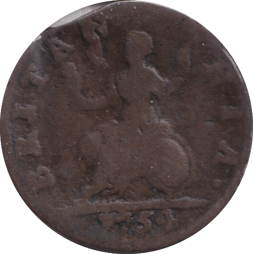1754 FARTHING ( FAIR ) - FARTHING - Cambridgeshire Coins