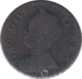 1754 FARTHING ( FAIR ) - Farthing - Cambridgeshire Coins