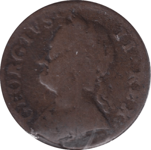 1754 FARTHING ( FAIR ) - FARTHING - Cambridgeshire Coins