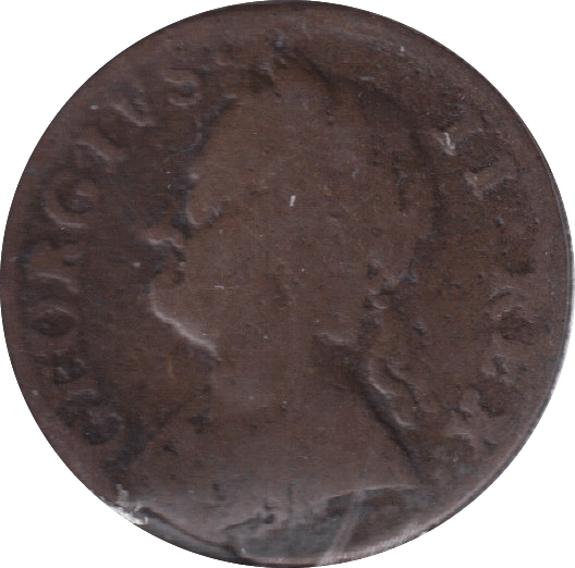 1754 FARTHING ( FAIR ) - FARTHING - Cambridgeshire Coins