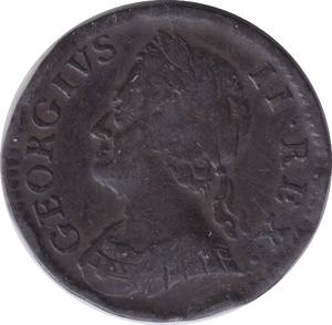 1754 FARTHING ( FINE ) 5 - FARTHING - Cambridgeshire Coins