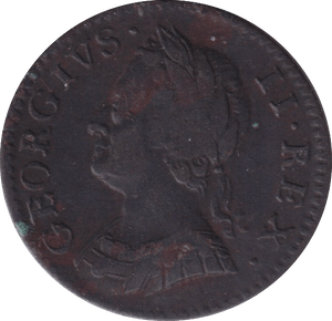 1754 FARTHING ( GVF ) - FARTHING - Cambridgeshire Coins