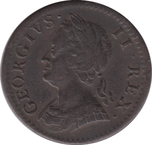 1754 FARTHING ( GVF ) - FARTHING - Cambridgeshire Coins