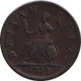 1754 FARTHING ( VF ) - FARTHING - Cambridgeshire Coins