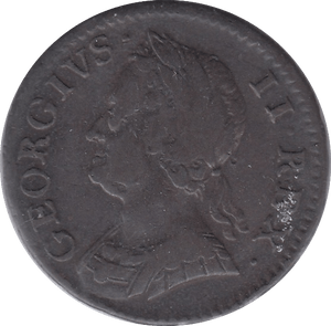 1754 FARTHING ( VF ) - Farthing - Cambridgeshire Coins