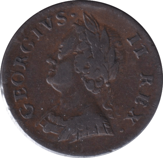 1754 FARTHING ( VF ) - FARTHING - Cambridgeshire Coins