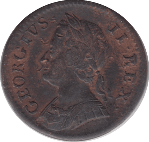 1754 FARTHING ( VF ) - Farthing - Cambridgeshire Coins