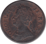 1754 FARTHING ( VF ) - Farthing - Cambridgeshire Coins