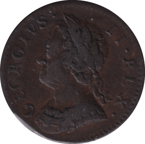 1754 FARTHING ( VF ) - FARTHING - Cambridgeshire Coins