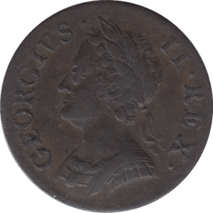 1754 FARTHING ( VF ) - FARTHING - Cambridgeshire Coins