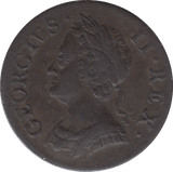 1754 FARTHING ( VF ) - FARTHING - Cambridgeshire Coins
