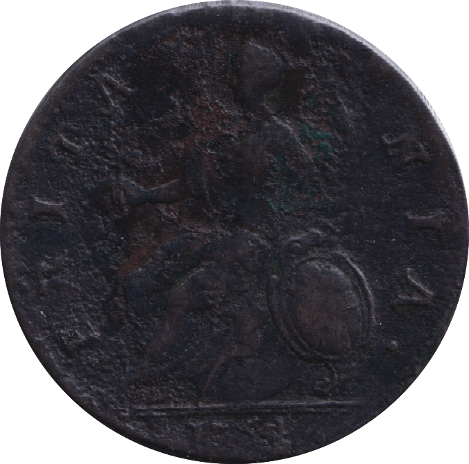 1754 HALF PENNY ( GF ) - HALFPENNY - Cambridgeshire Coins