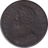 1754 HALFPENNY ( EF ) - HALFPENNY - Cambridgeshire Coins
