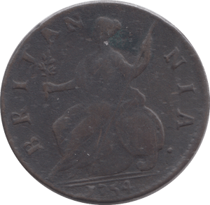 1754 HALFPENNY ( GF ) - HALFPENNY - Cambridgeshire Coins