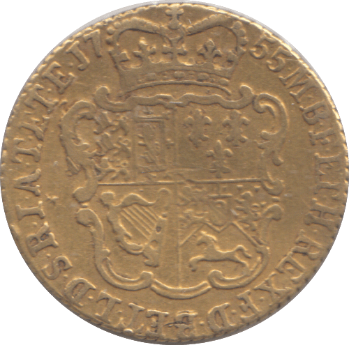1755 GOLD HALF GUINEA ( VF ) - GUINEAS - Cambridgeshire Coins