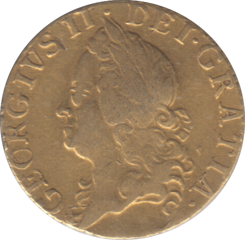 1755 GOLD HALF GUINEA ( VF ) - GUINEAS - Cambridgeshire Coins