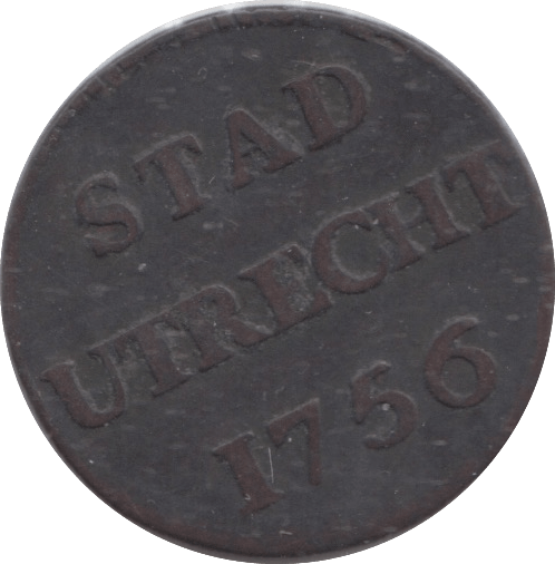 1756 UTRECHT DUIT - WORLD COINS - Cambridgeshire Coins