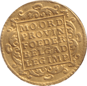 1757 GOLD DUCAT NETHERLANDS - GOLD WORLD COINS - Cambridgeshire Coins