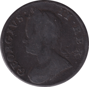 1757 HALFPENNY ( FINE ) - HALFPENNY - Cambridgeshire Coins