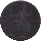 1757 HALFPENNY ( FINE ) - HALFPENNY - Cambridgeshire Coins