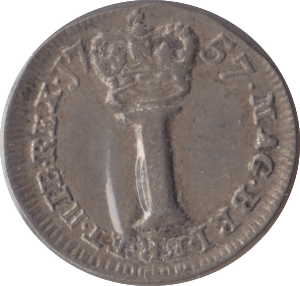 1757 MAUNDY ONE PENNY ( EF ) - MAUNDY ONE PENNY - Cambridgeshire Coins