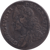 1757 SIXEPNCE ( GVF ) - SIXPENCE - Cambridgeshire Coins