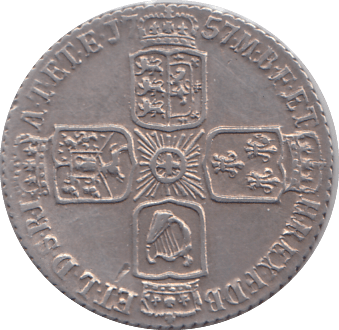 1757 SIXPENCE ( EF ) - SIXPENCE - Cambridgeshire Coins