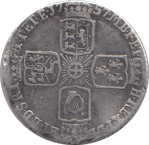 1757 SIXPENCE F49 ( FINE ) - SIXP[ - Cambridgeshire Coins