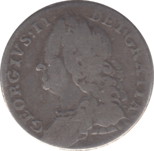1757 SIXPENCE ( FINE ) - SIXPENCE - Cambridgeshire Coins
