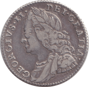 1757 SIXPENCE ( FINE ) - SIXPENCE - Cambridgeshire Coins