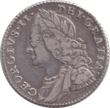 1757 SIXPENCE ( FINE ) - SIXPENCE - Cambridgeshire Coins