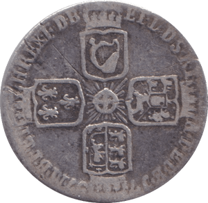 1757 SIXPENCE ( FINE ) - SIXPENCE - Cambridgeshire Coins