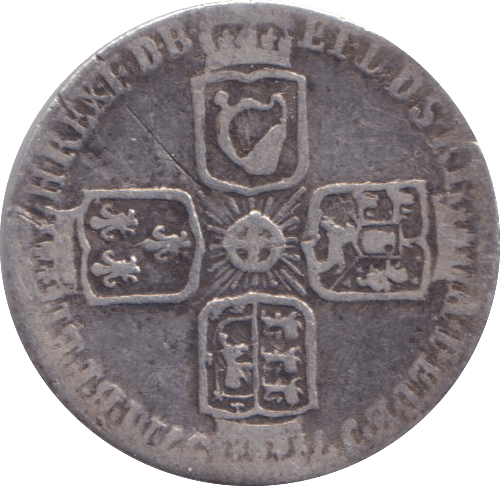 1757 SIXPENCE ( FINE ) - SIXPENCE - Cambridgeshire Coins
