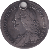 1757 SIXPENCE ( GF ) HOLED - SIXPENCE - Cambridgeshire Coins