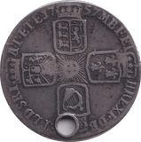 1757 SIXPENCE ( GF ) HOLED - SIXPENCE - Cambridgeshire Coins
