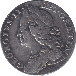 1757 SIXPENCE ( GF ) - SIXPENCE - Cambridgeshire Coins