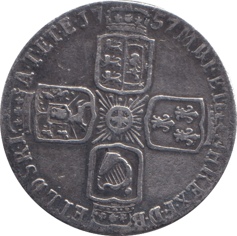 1757 SIXPENCE ( GF ) - SIXPENCE - Cambridgeshire Coins