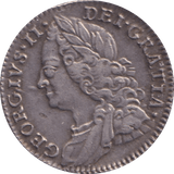 1757 SIXPENCE (GVF) - SIXPENCE - Cambridgeshire Coins