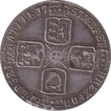 1757 SIXPENCE (GVF) - SIXPENCE - Cambridgeshire Coins