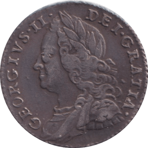 1757 SIXPENCE ( VF ) - SIXPENCE - Cambridgeshire Coins