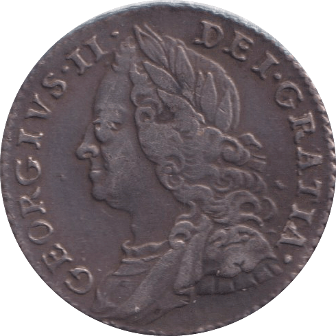 1757 SIXPENCE ( VF ) - SIXPENCE - Cambridgeshire Coins