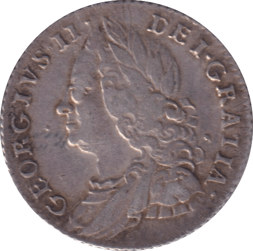 1757 SIXPENCE ( VF ) - SIXPENCE - Cambridgeshire Coins