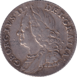 1757 SIXPENCE ( VF ) - SIXPENCE - Cambridgeshire Coins