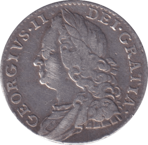 1757 SIXPENCE ( VF ) - SIXPENCE - Cambridgeshire Coins