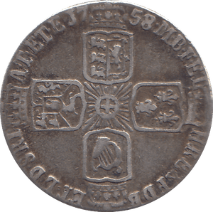 1758 6 PENCE ( VF ) - WORLD COINS - Cambridgeshire Coins