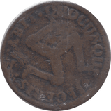1758 HALF PENNY ISLE OF MAN - HALFPENNY - Cambridgeshire Coins