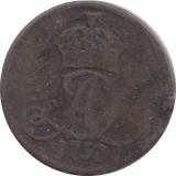 1758 HALF PENNY ISLE OF MAN - HALFPENNY - Cambridgeshire Coins