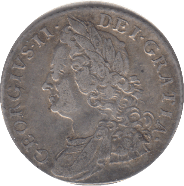 1758 ONE SHILLING ( GVF ) - SHILLING - Cambridgeshire Coins
