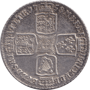 1758 SHILLING ( EF ) - SHILLING - Cambridgeshire Coins